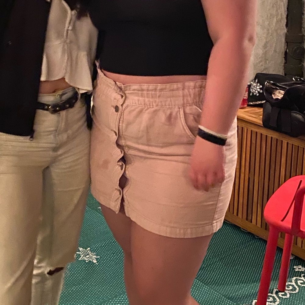 Pink AEO A-line skirt - Picture 3 of 4